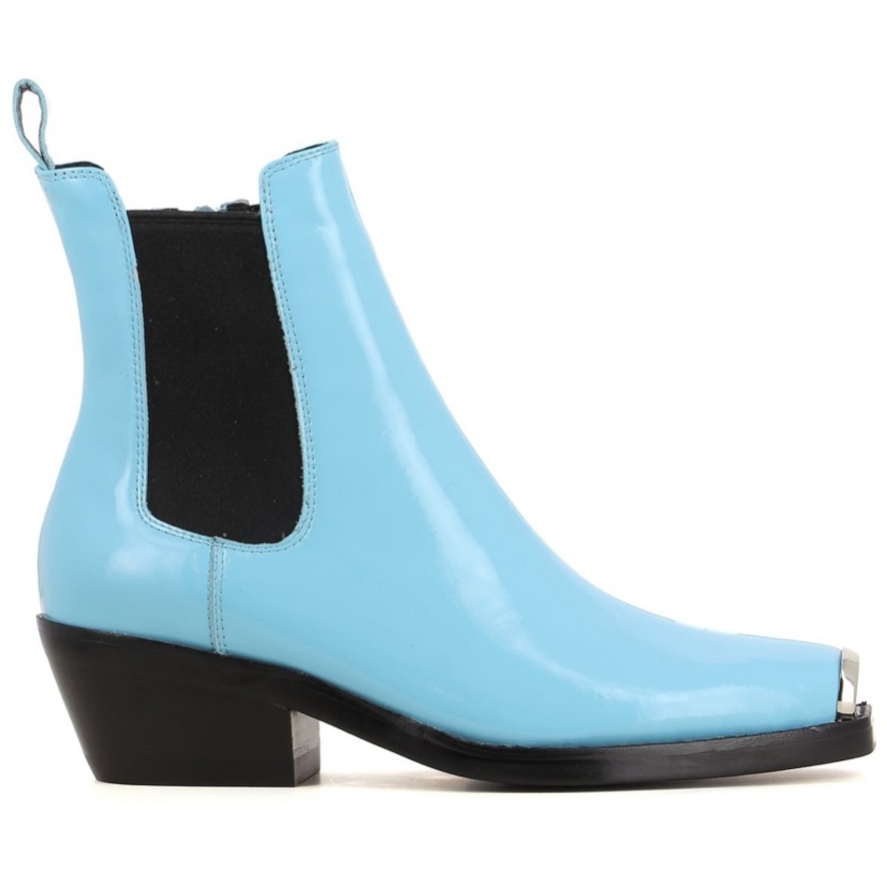 RARE Jeffrey Campbell Chelsea? Baby Blue Boots